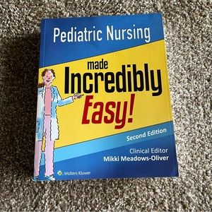 Textbook: Pediatric Nursing made Incredibly Easy!